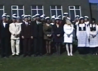 Útskrift Flensborgarskólans 1990 kaffisamsæti